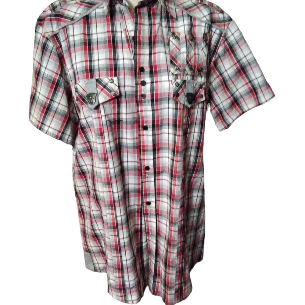 Blac label short sleeve button up shirt
